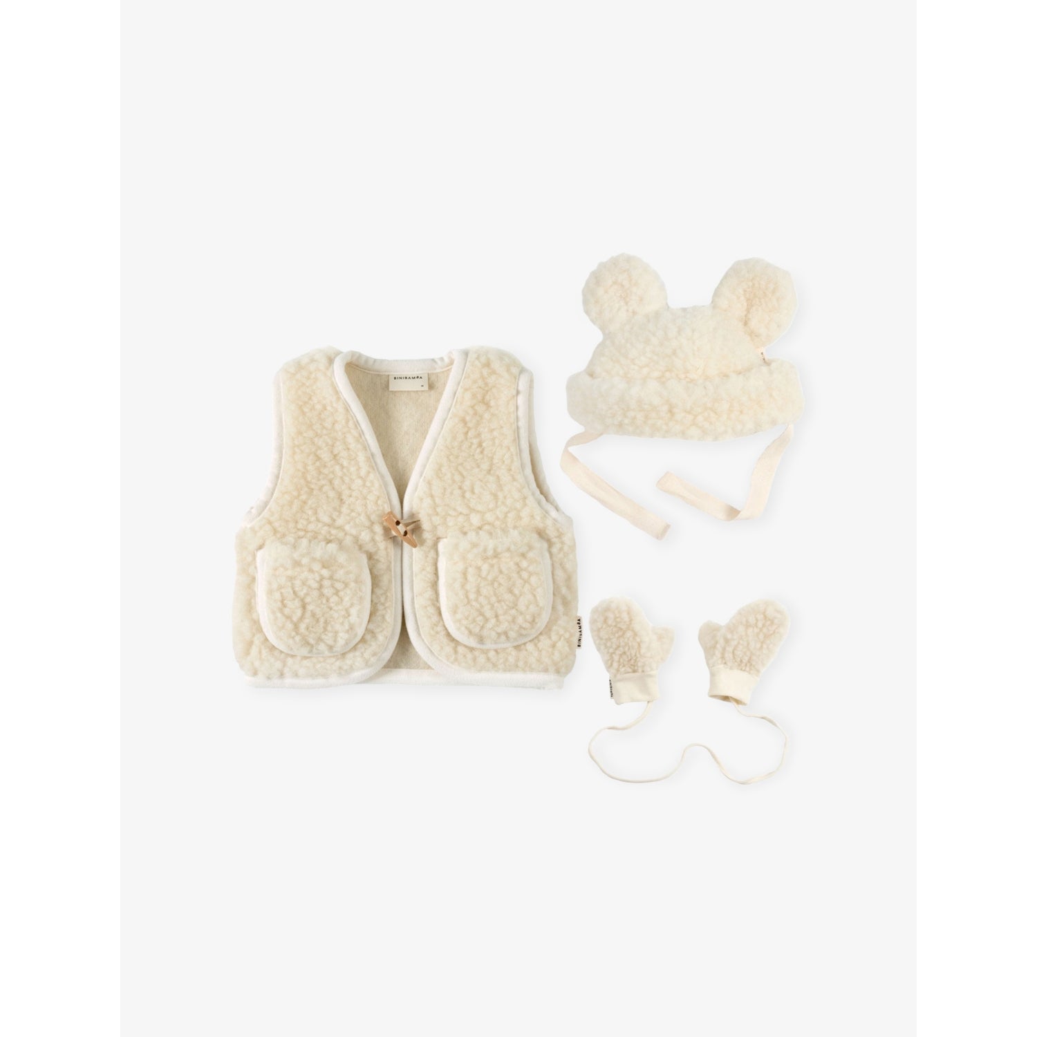 Teddy Time Merino-Wool Gift Set 0-12 Months - S