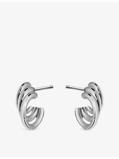 selfridges Shaun Leane Bound Hoop Size 1 Sterling Silver Earrings- Buy online at McGrocer