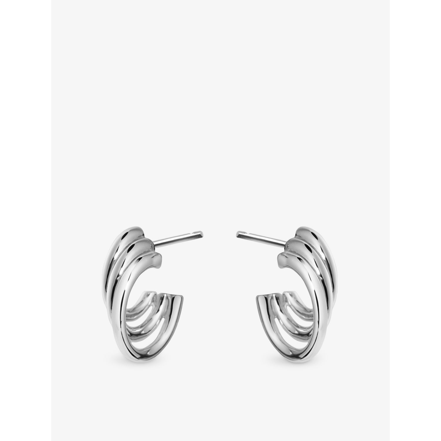Shaun Leane Bound Hoop size 2 sterling silver earrings, UK version
