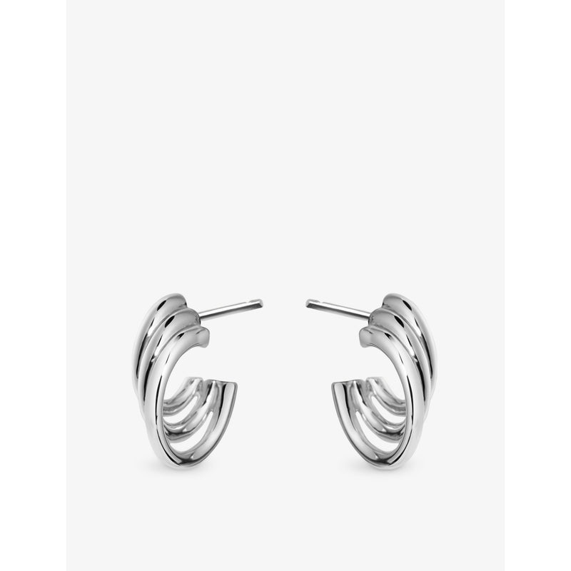 Shaun Leane Bound Hoop size 2 sterling silver earrings, UK version