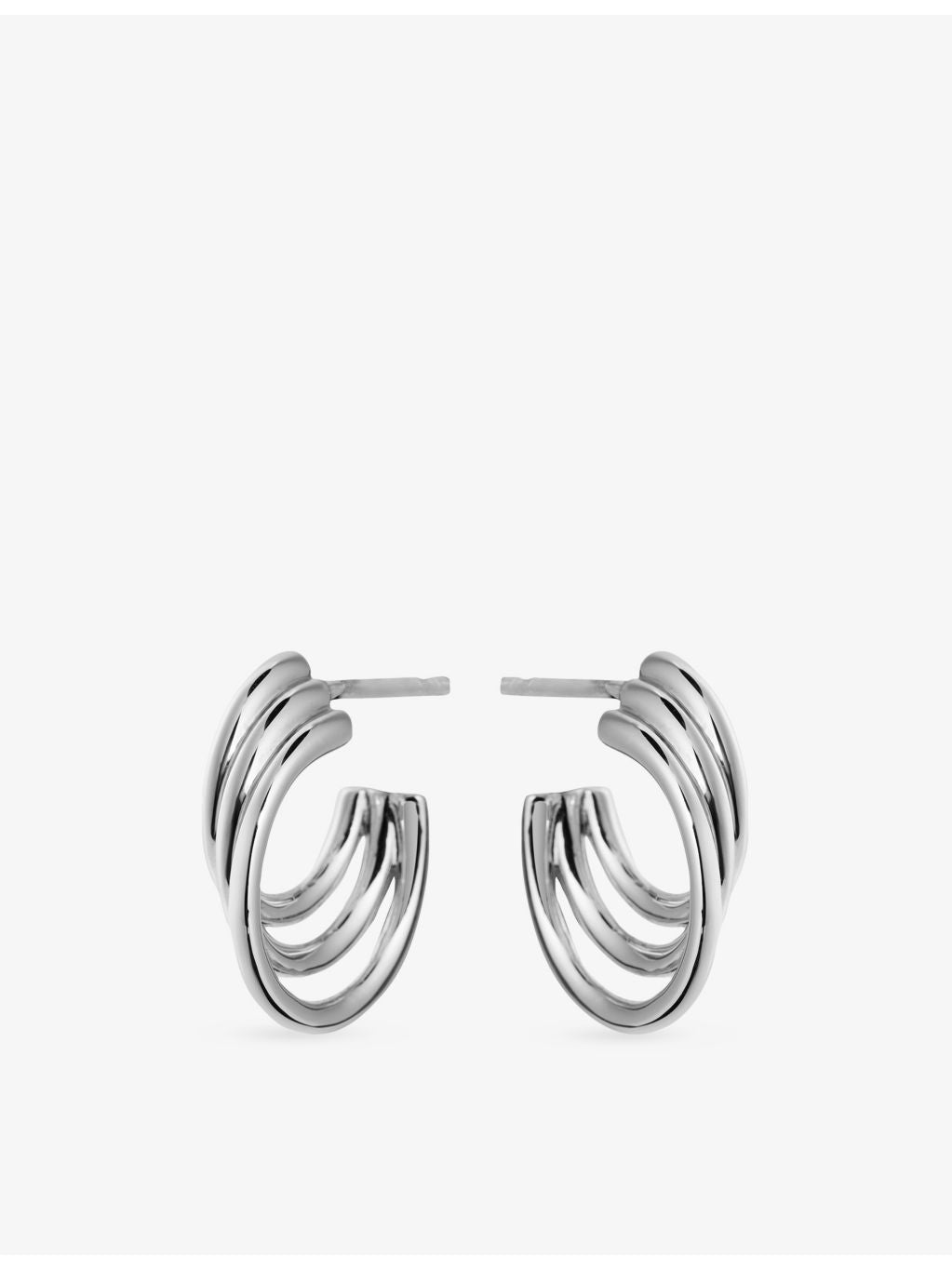 Shaun Leane Bound hoop earrings size 3 sterling silver, UK version