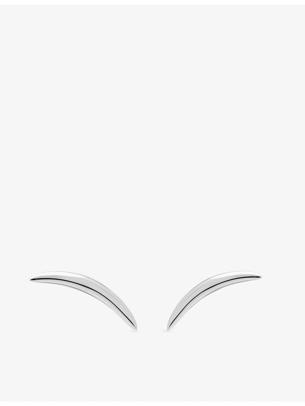 Shaun Leane quill sterling silver stud earrings 16.95mm, UK version