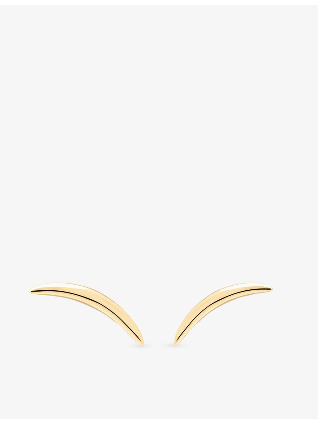 Shaun Leane quill stud earrings 18ct yellow gold vermeil, imported from the UK