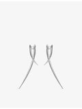 Shaun Leane Sabre Cross-Over earrings in sterling silver - British product
