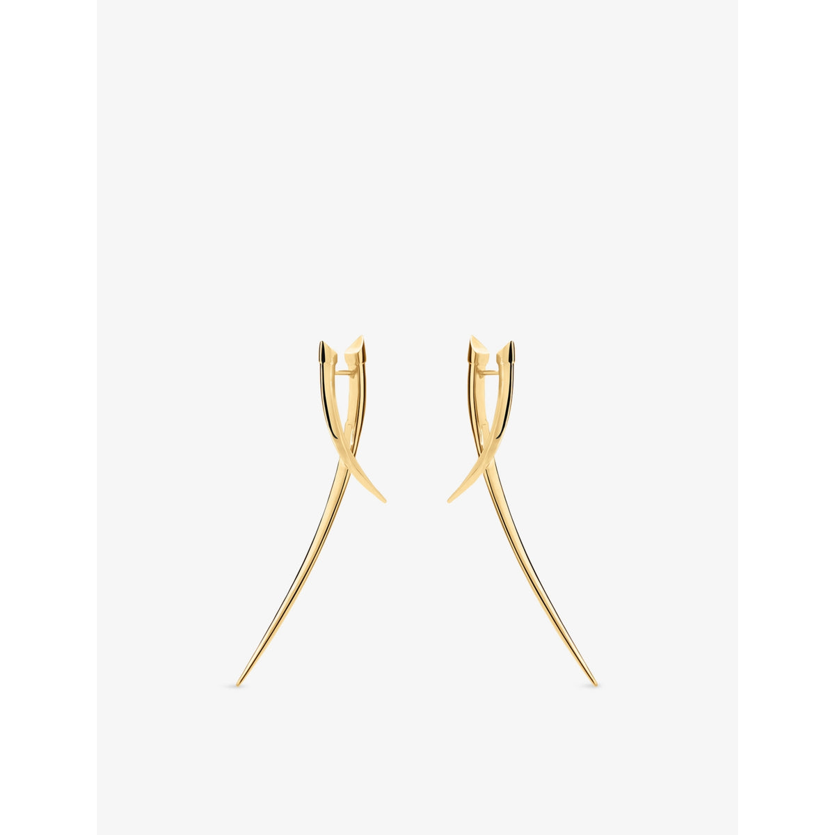 Shaun Leane Sabre Cross-Over earrings 18ct gold vermeil, UK version