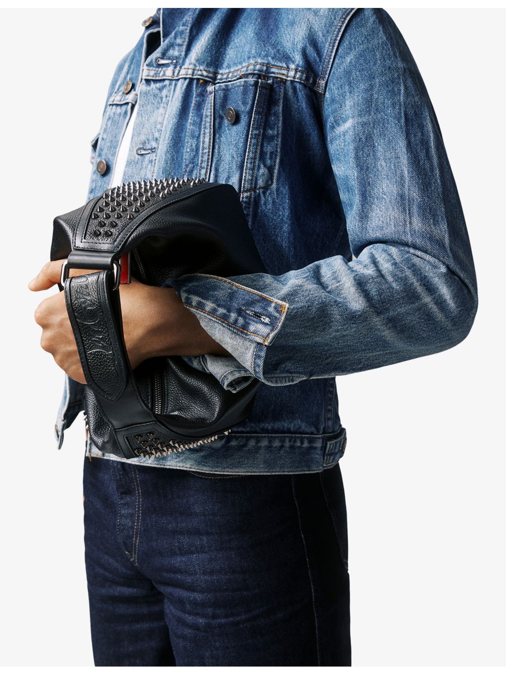 Christian Louboutin Funky Dopp leather pouch (British brand)