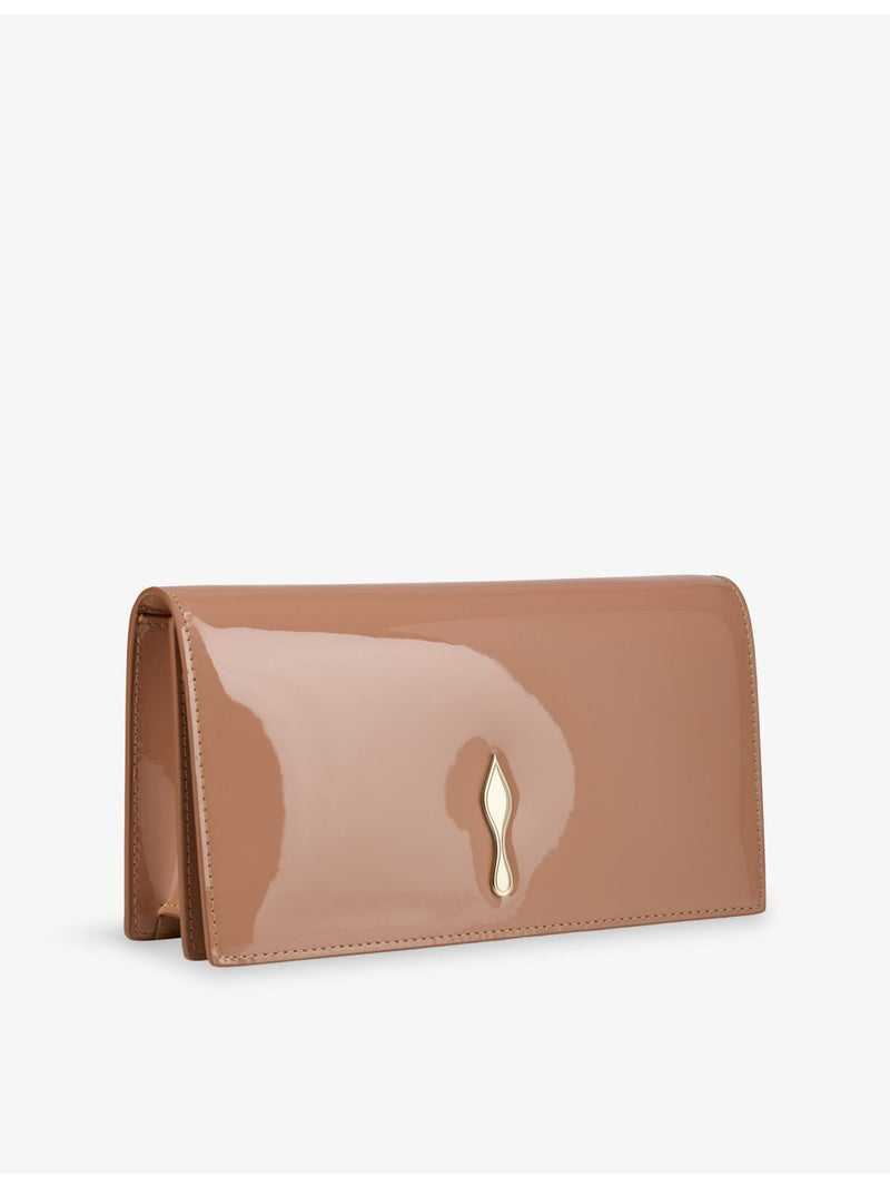 Christian Louboutin Bettina patent-leather clutch bag, UK version