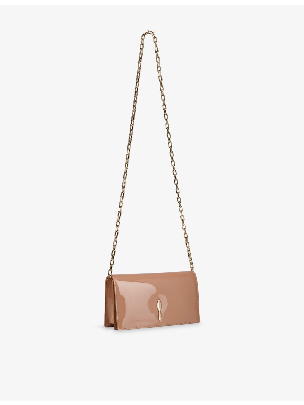 Christian Louboutin Bettina patent-leather clutch bag, UK version