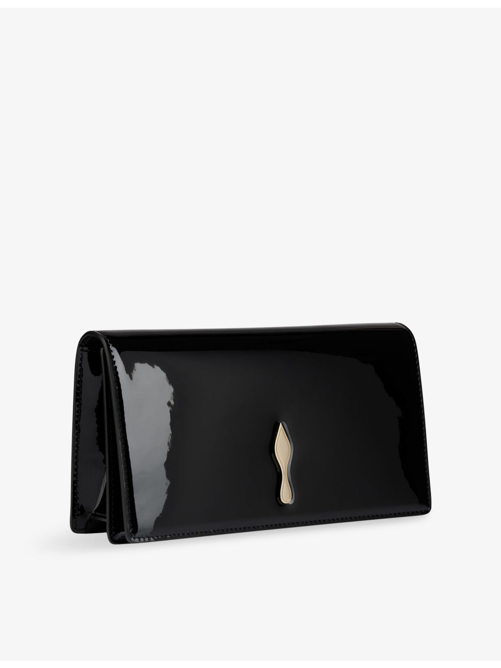 Christian Louboutin Bettina patent leather clutch bag (British brand)