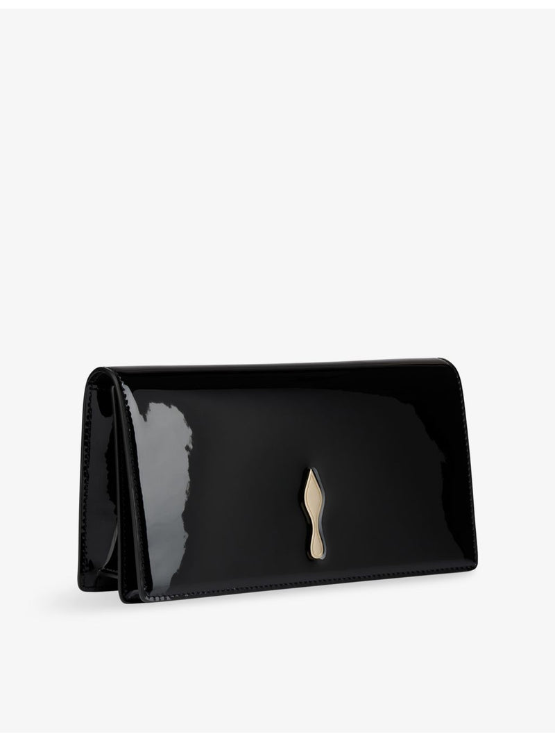 Christian Louboutin Bettina patent leather clutch bag (British brand)