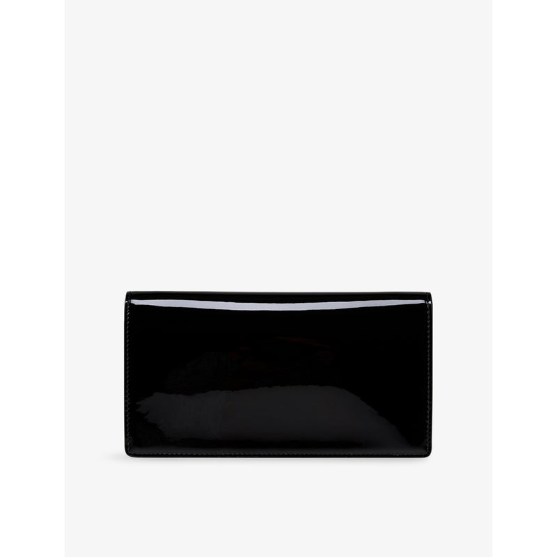Christian Louboutin Bettina patent leather clutch bag (British brand)