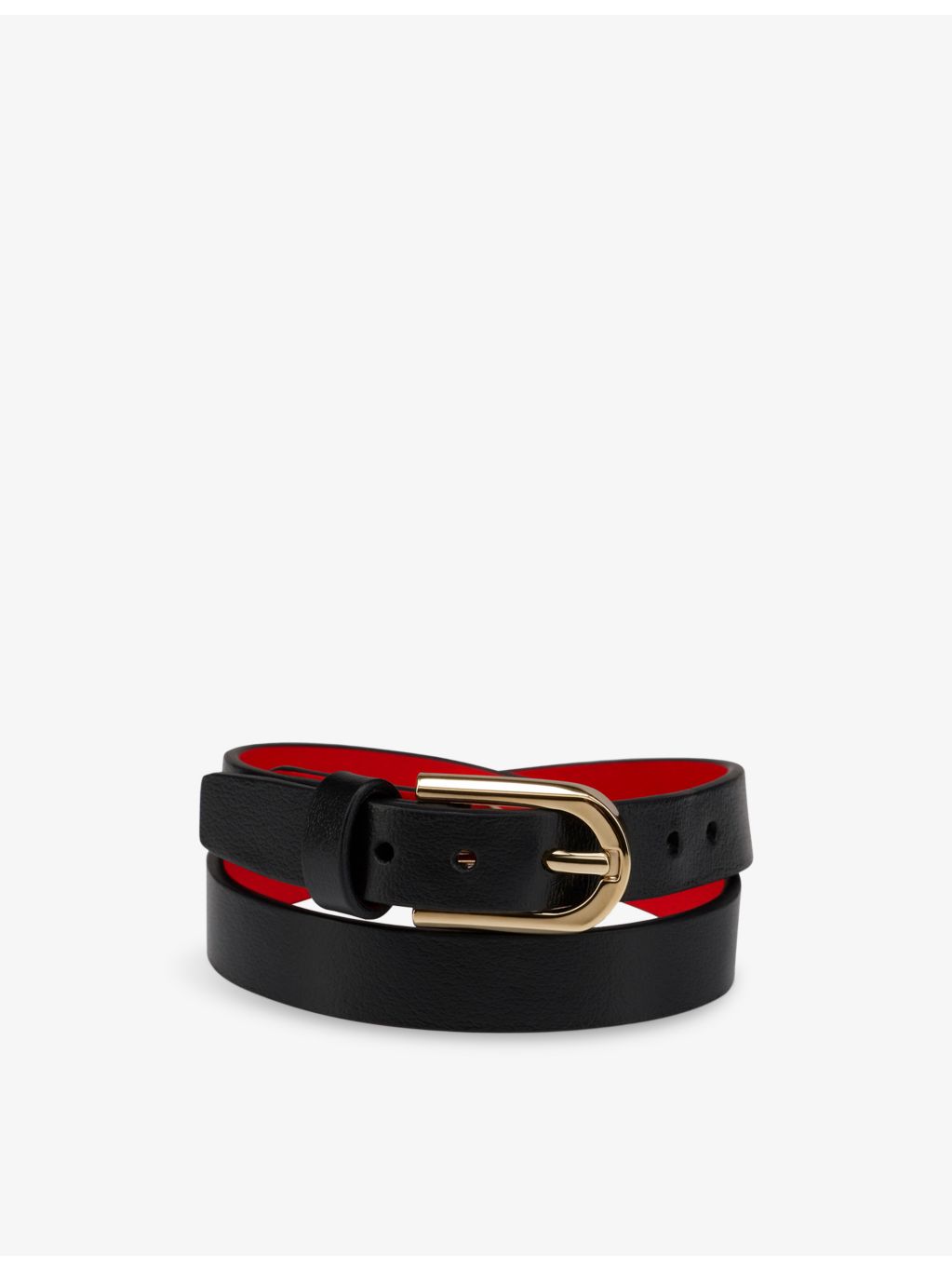 Christian Louboutin Bettina doubled leather bracelet - British product