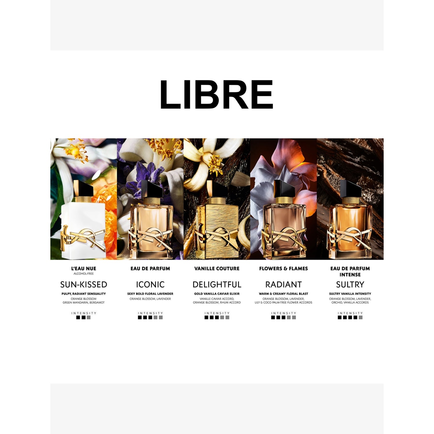 YSL Libre Intense eau de parfum refill 100ml - British product