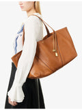 Chloe Spin large leather tote bag with gold-tone hardware (British brand)