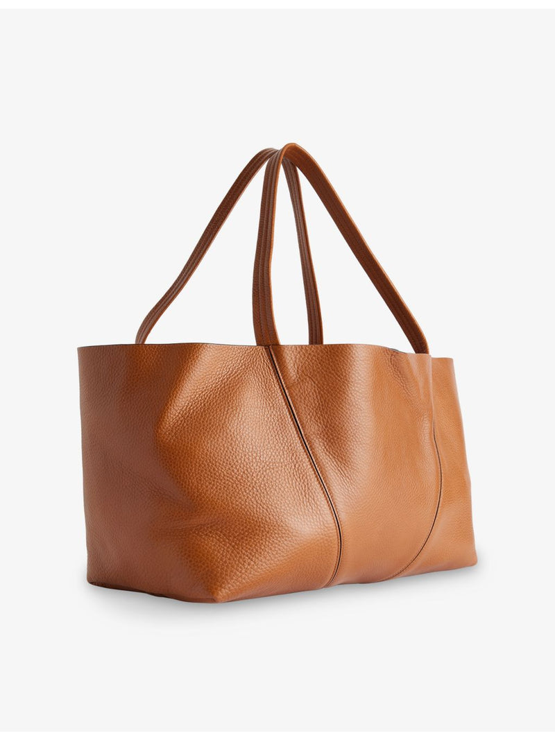 Chloe Spin large leather tote bag with gold-tone hardware (British brand)