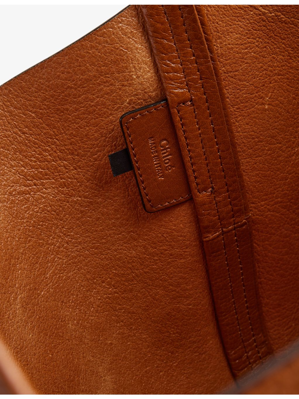Chloe Spin large leather tote bag with gold-tone hardware (British brand)
