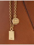 Chloe Spin large leather tote bag with gold-tone hardware (British brand)