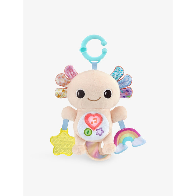 VTech Rainbow Lights Axolotl interactive soft toy 22cm, imported from the UK
