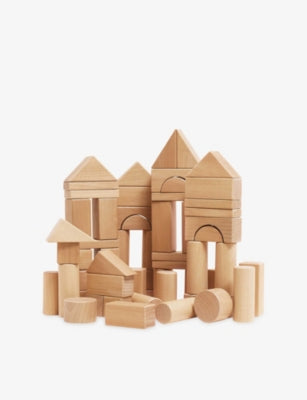 Le Toy Van wooden building blocks, 60 pieces, UK version
