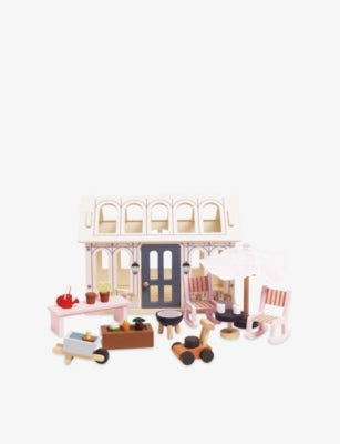 Le Toy Van wooden dollhouse conservatory playset, UK version