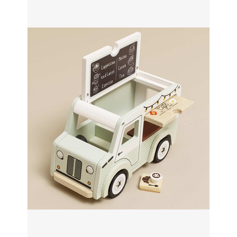 Le Toy Van wooden mobile café van toy, British product