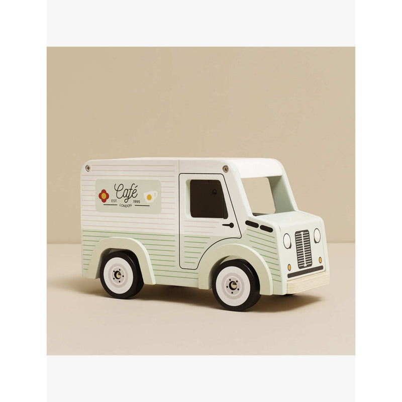 Le Toy Van wooden mobile café van toy, British product