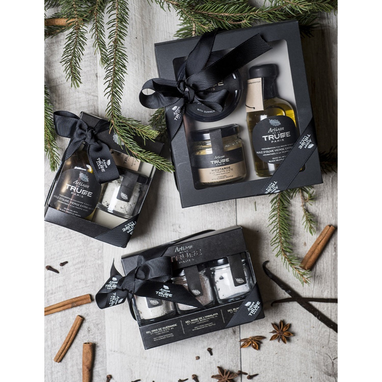 Artisan de la Truffe oil and salt gift set 130g (British brand)
