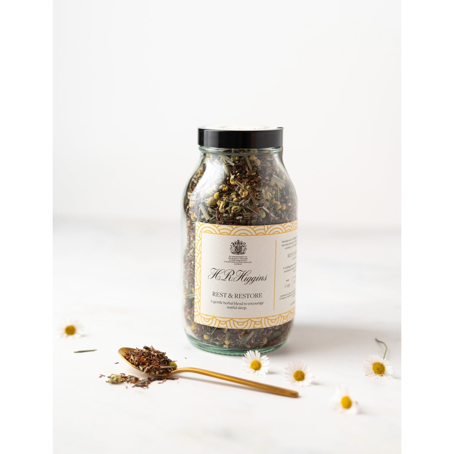 H.R. Higgins Rest & Restore loose leaf tea 120g - British product
