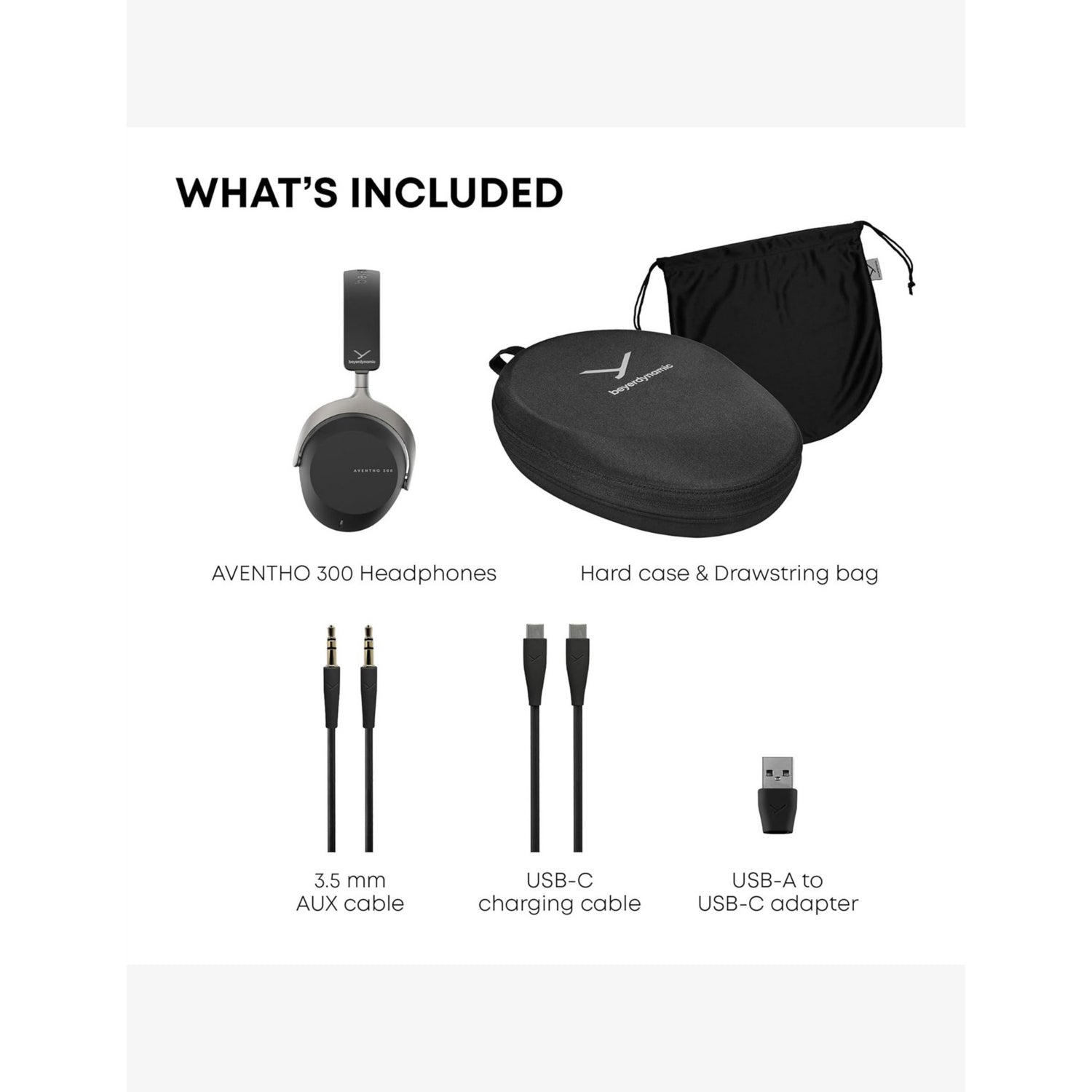 beyerdynamic Aventho 300 wireless ANC headphones, imported from the UK