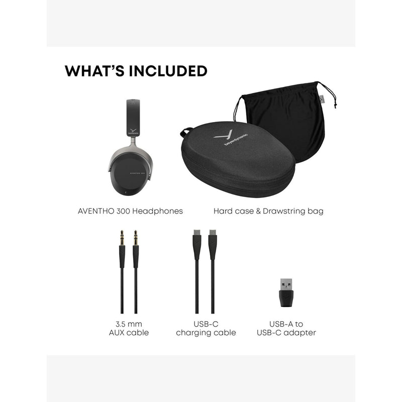 beyerdynamic Aventho 300 wireless ANC headphones, imported from the UK