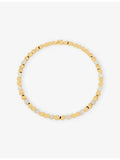 APM Monaco gold-plated cubic zirconia choker necklace 40cm - British product