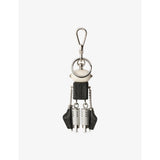 Prada robot bag charm in Saffiano leather, imported from the UK