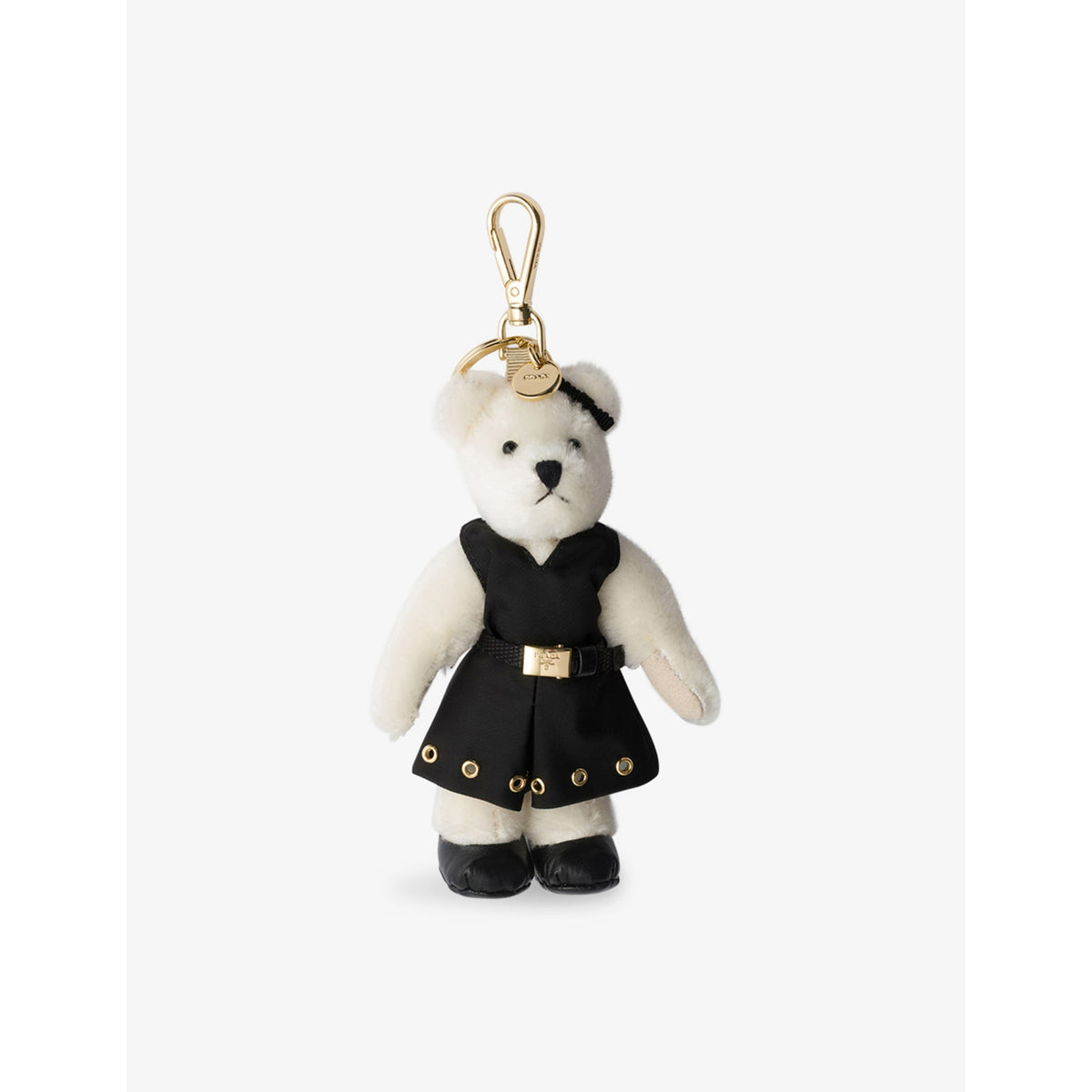 Prada teddy cotton and mohair bag charm (British brand)