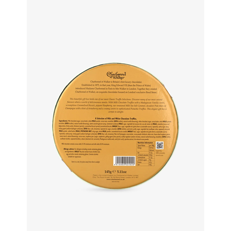 Charbonnel et Walker chocolate truffle selection 145g (British brand)