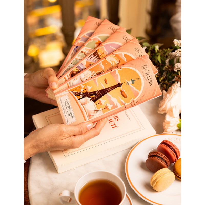 Angelina chocolate with fleur de sel and crispy caramel 100g, UK version