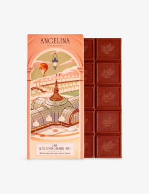 Angelina chocolate with fleur de sel and crispy caramel 100g, UK version