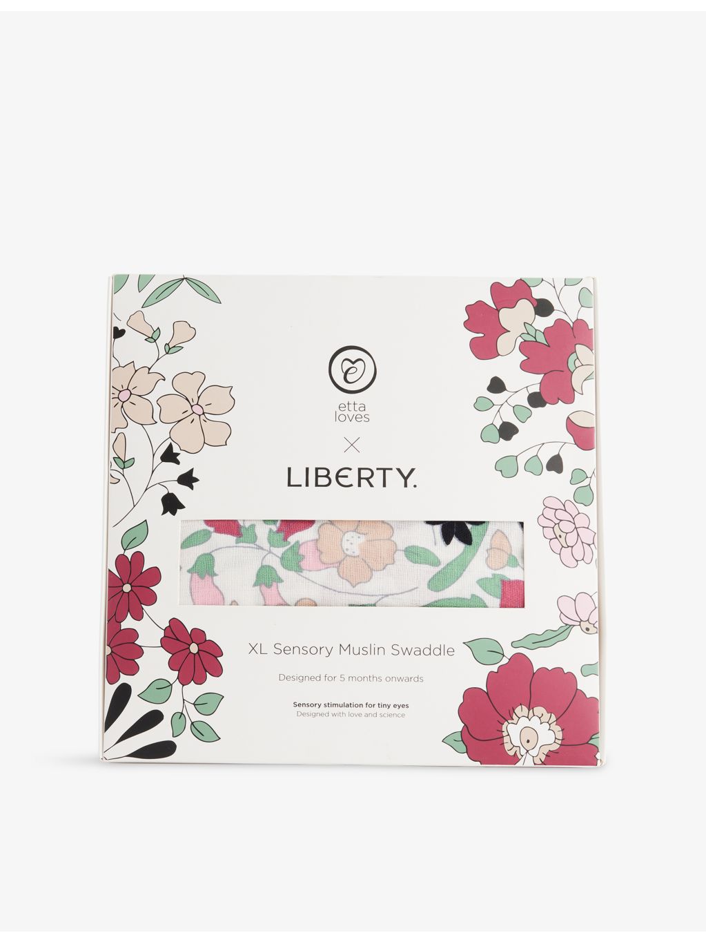 Etta Loves x Liberty floral muslin swaddle XL - British product