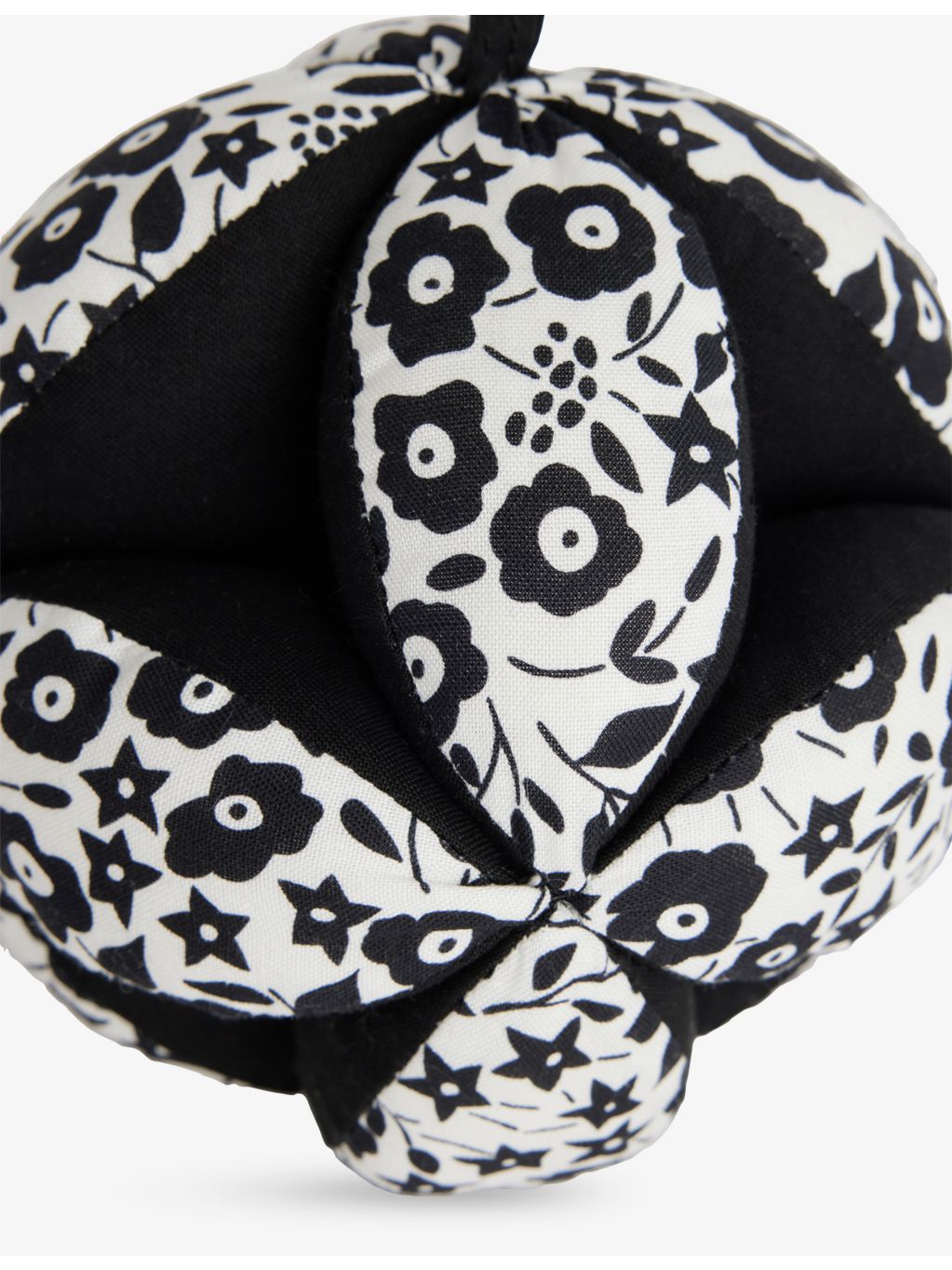 Etta Loves Liberty floral cotton grasp ball toy 13cm, UK version