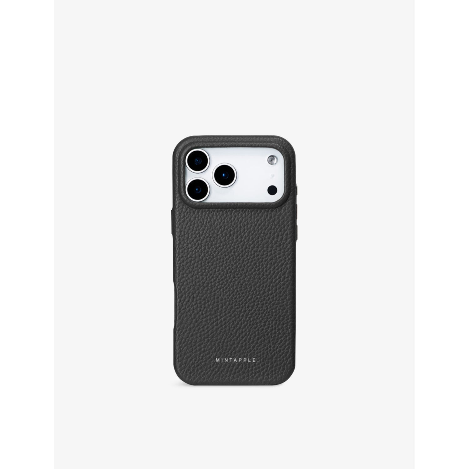 MINTAPPLE grained leather case for iPhone 17 Pro Max - British product