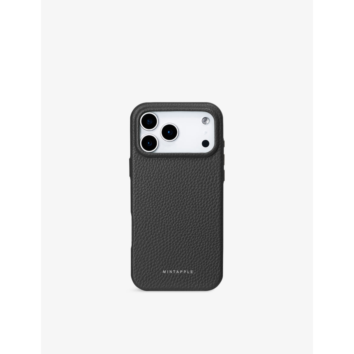MINTAPPLE grained leather case for iPhone 17 Pro Max - British product
