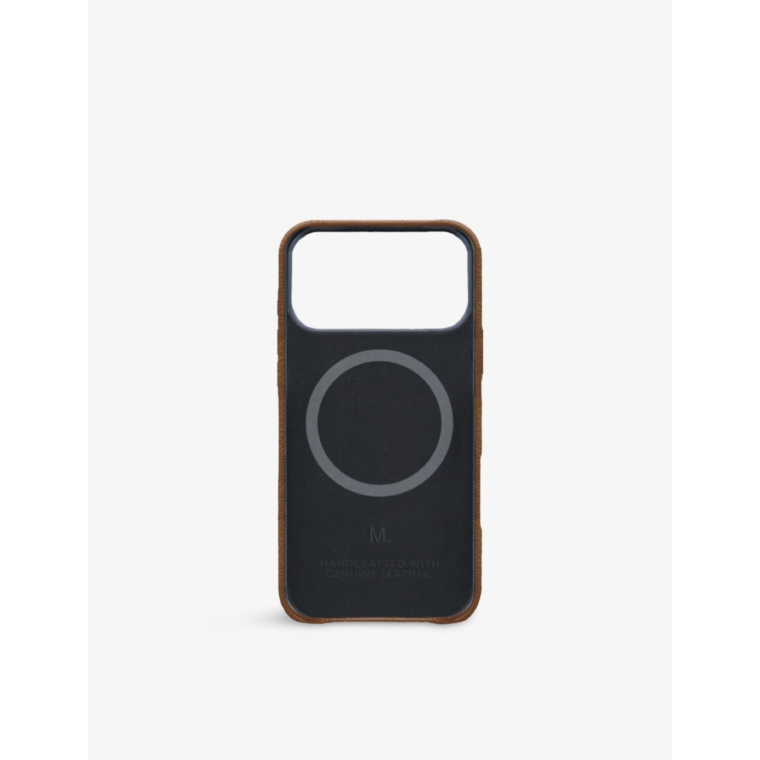 MINTAPPLE grained leather iPhone 17 Pro Max case - British product