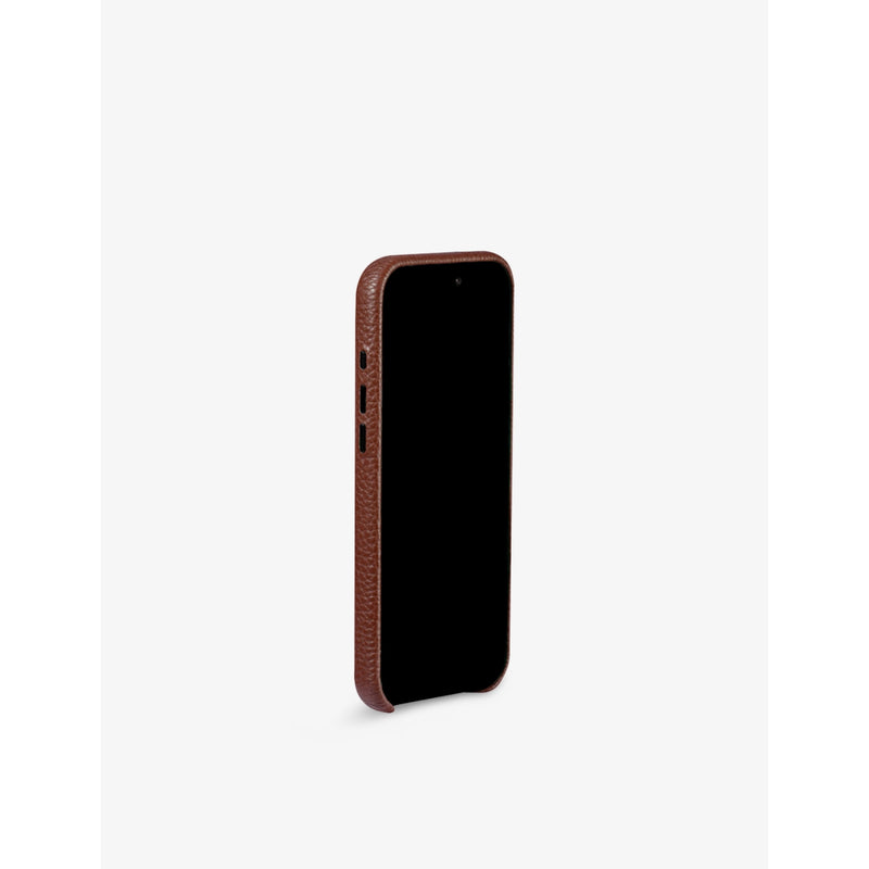MINTAPPLE grained leather iPhone 17 Pro Max case - British product