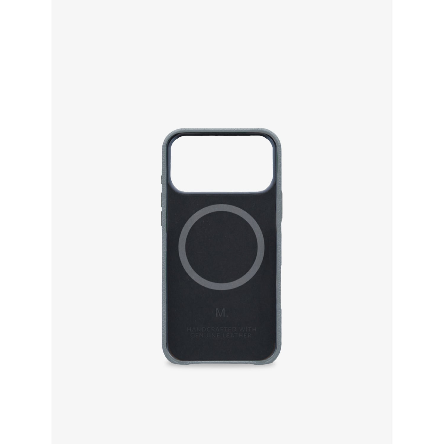 MINTAPPLE grained leather iPhone 17 Pro Max case 6.9 inch - British product