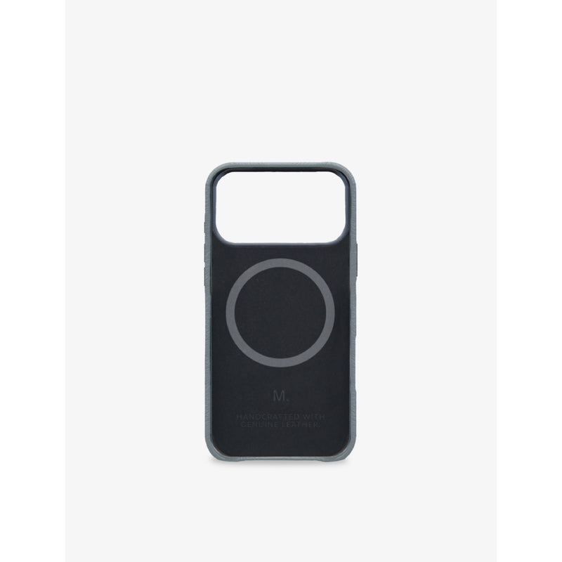 MINTAPPLE grained leather iPhone 17 Pro Max case 6.9 inch - British product