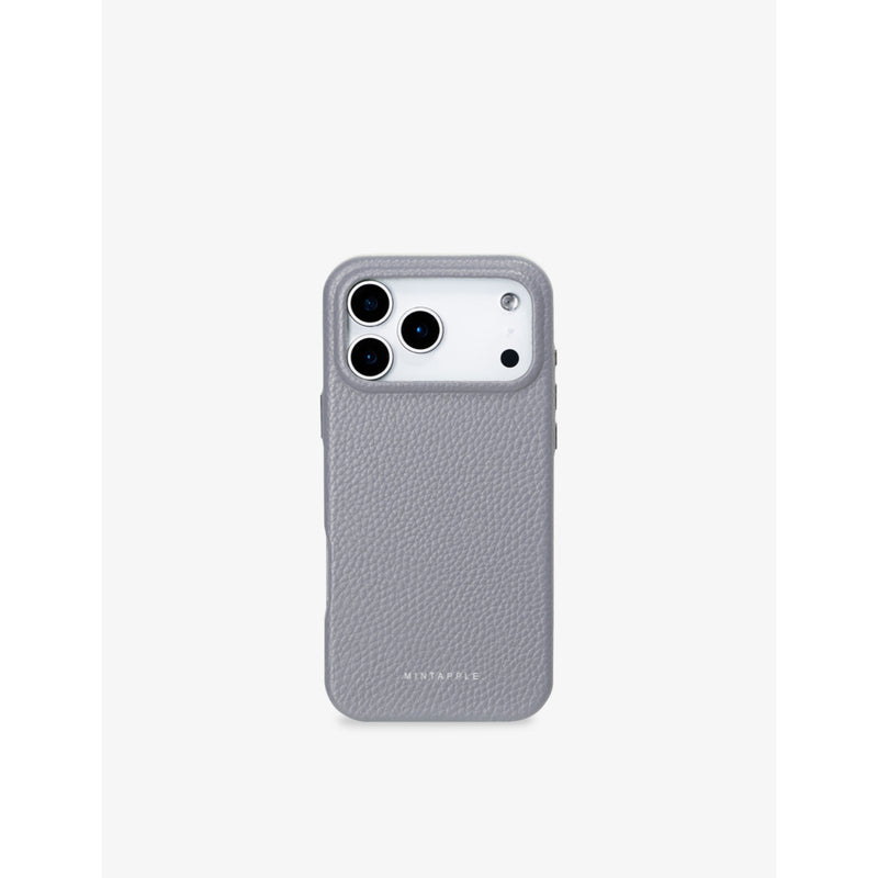 MINTAPPLE grained leather iPhone 17 Pro Max case 6.9 inch - British product