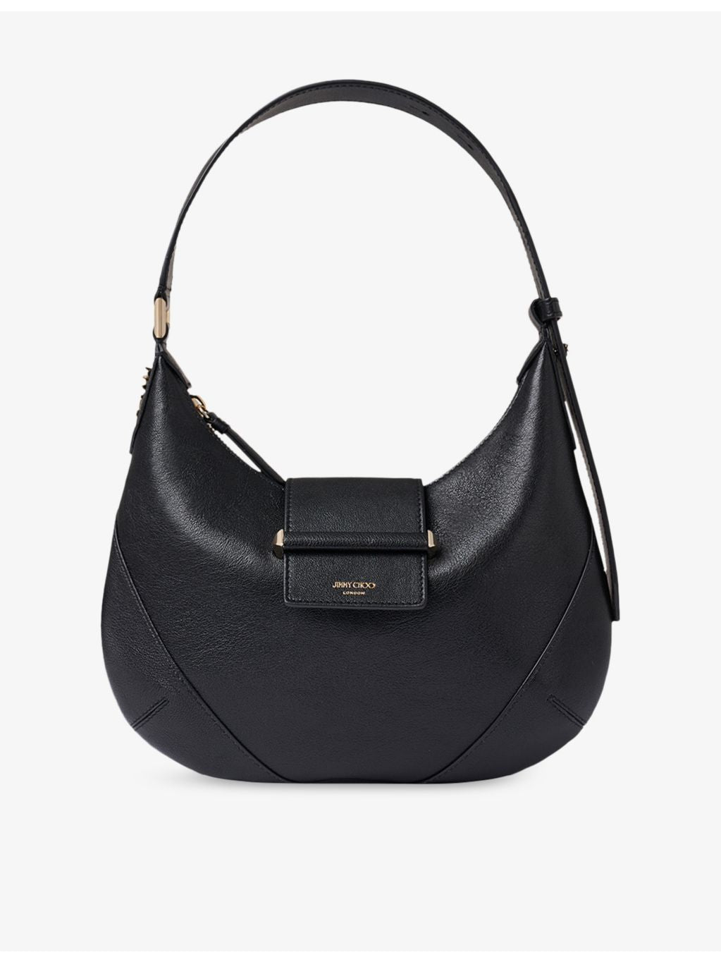 Jimmy Choo leather shoulder bag Bar Hobo small, imported from the UK