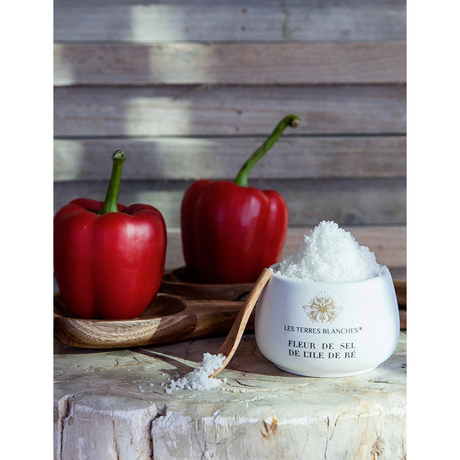 Les Terres Blanches salt flakes 100g (British brand)