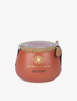 Les Terres Blanches smoked salt 100g, imported from the UK