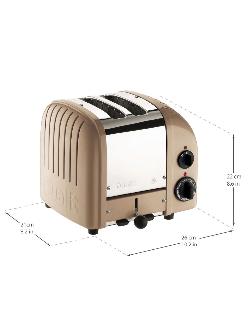 Dualit Classic Toaster 2-slot, imported from the UK