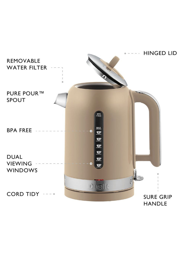 Dualit Classic 1.7L kettle, imported from the UK